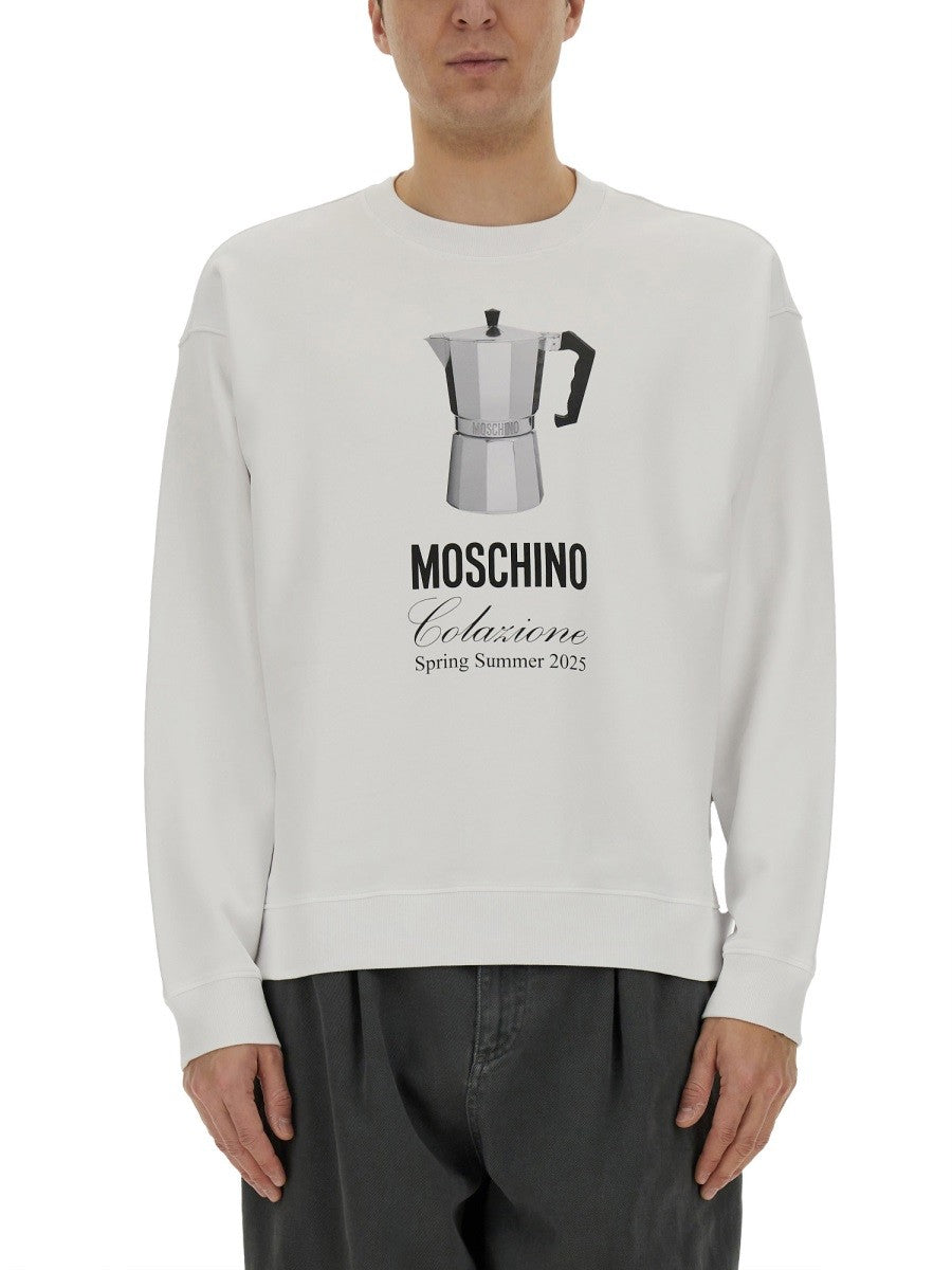 Moschino - Férfi - Fehér - Pulóver