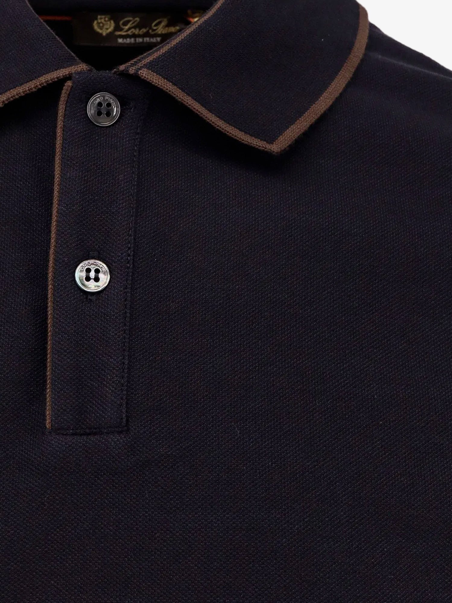 LORO PIANA - Man - Black - Polo Shirt