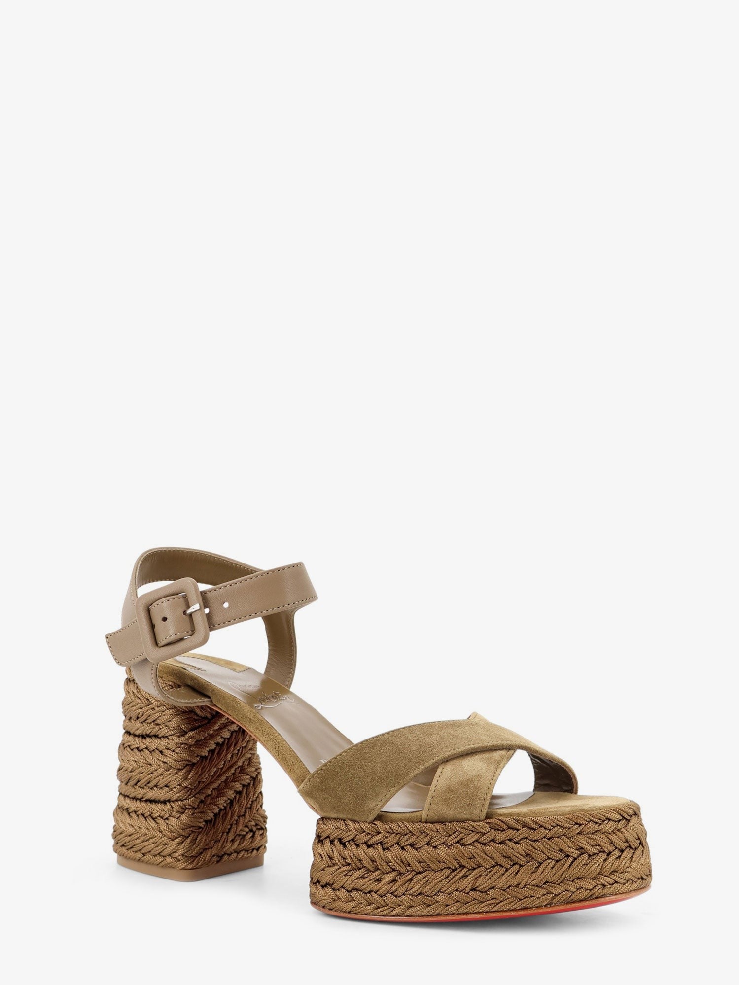 CHRISTIAN LOUBOUTIN - Woman - Brown - Heeled Sandal