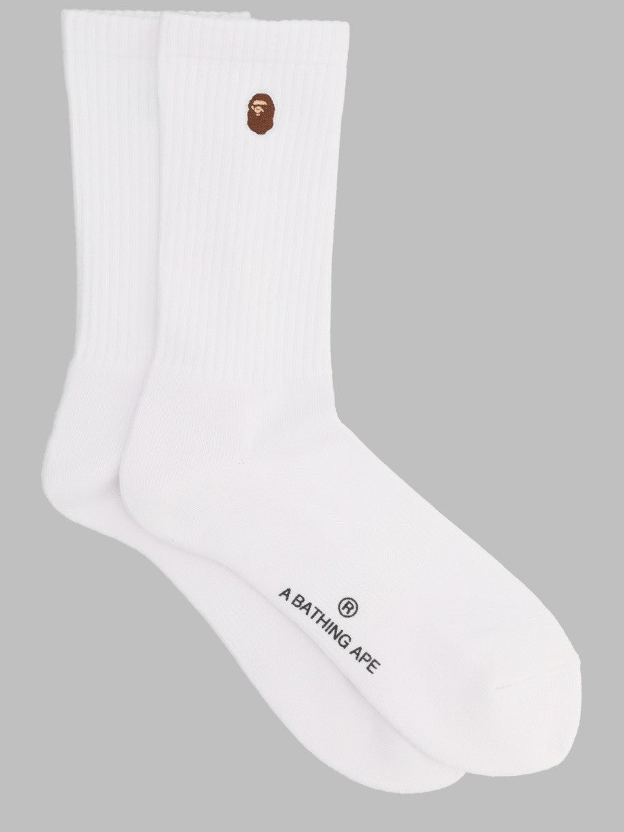 A BATHING APE - Man - White - Socks
