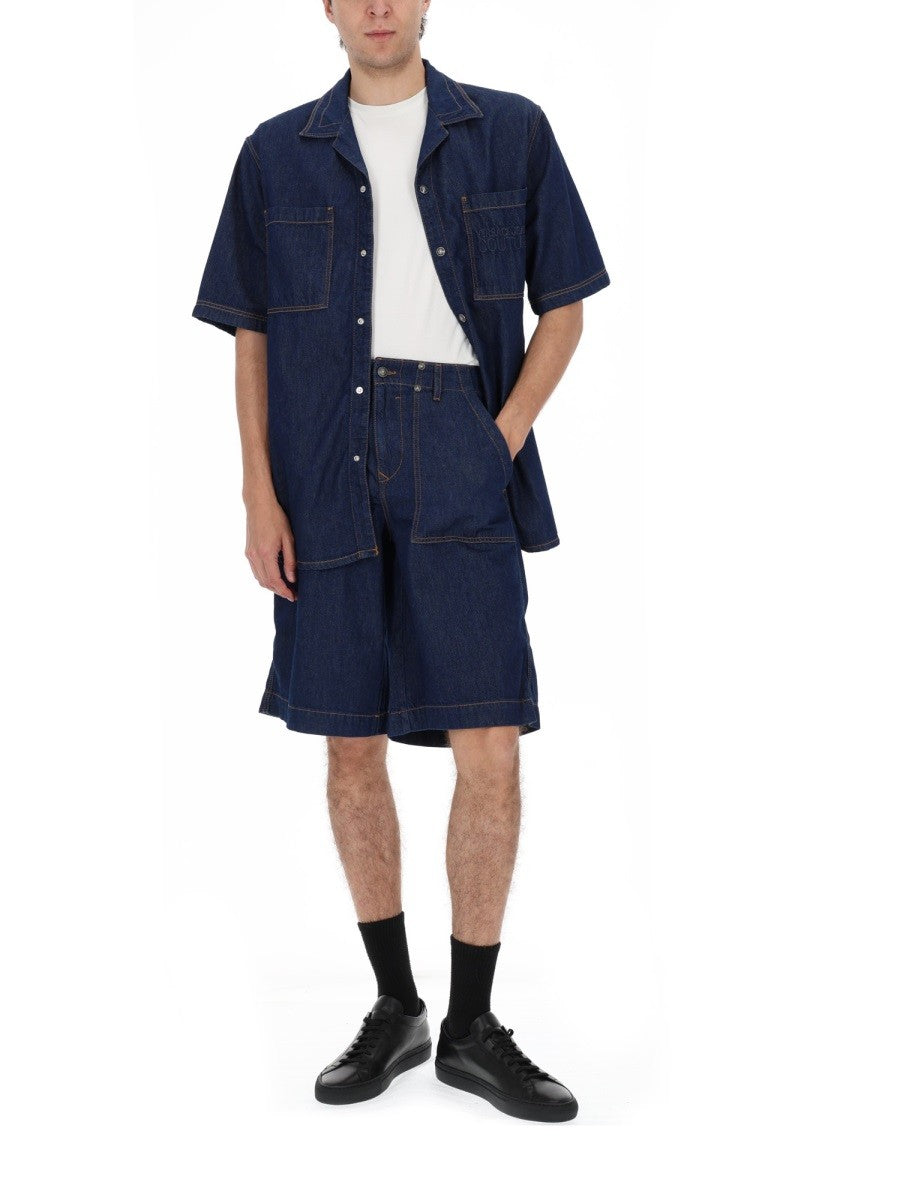 Versace Jeans Couture - Man - Blue - Shirt