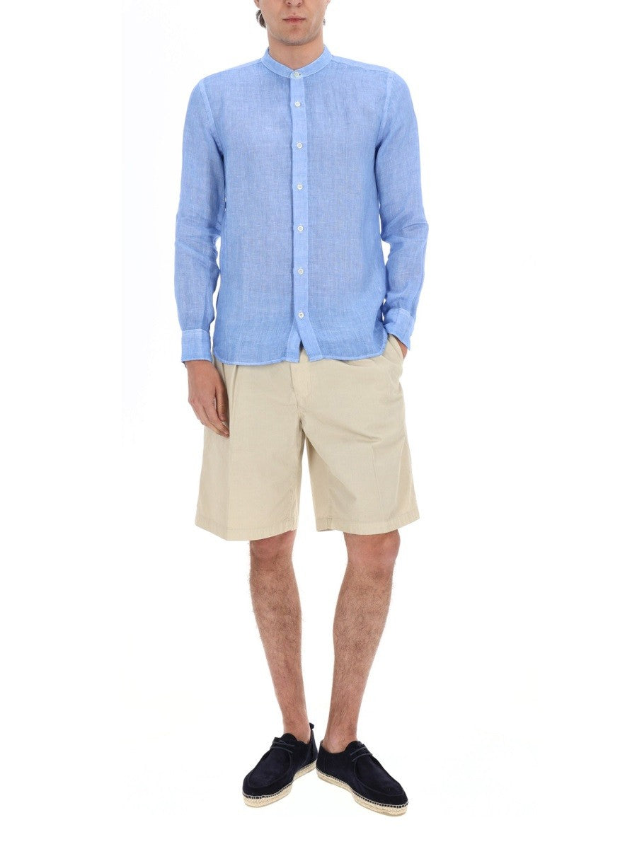 120% LINO - Man - Blue - Shirt