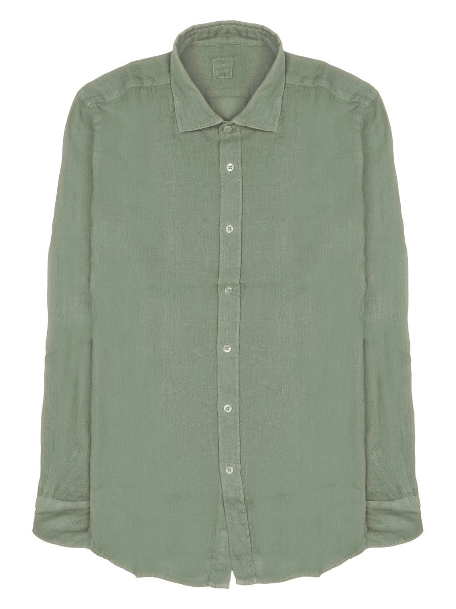 120% LINO - Man - Green - Shirt