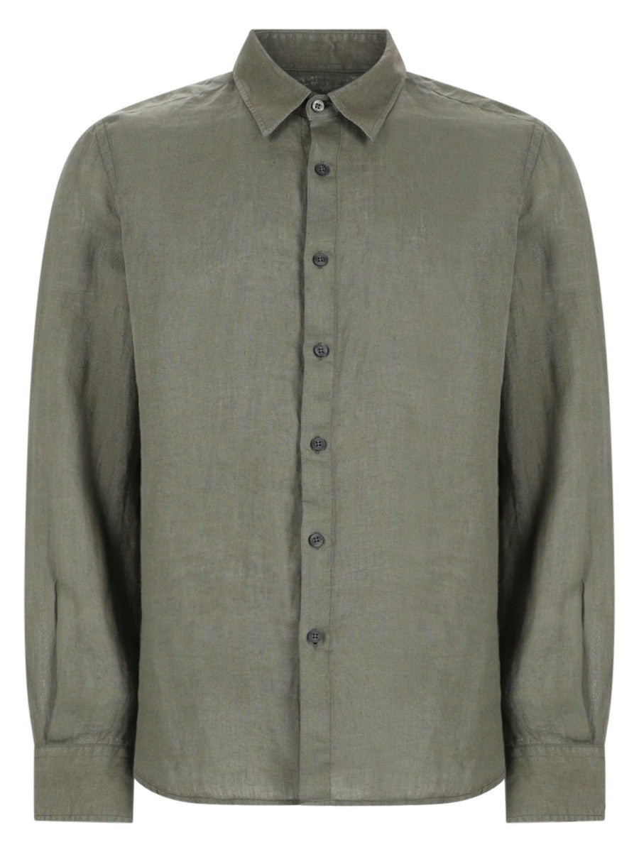 120% LINO - Man - Green - Shirt