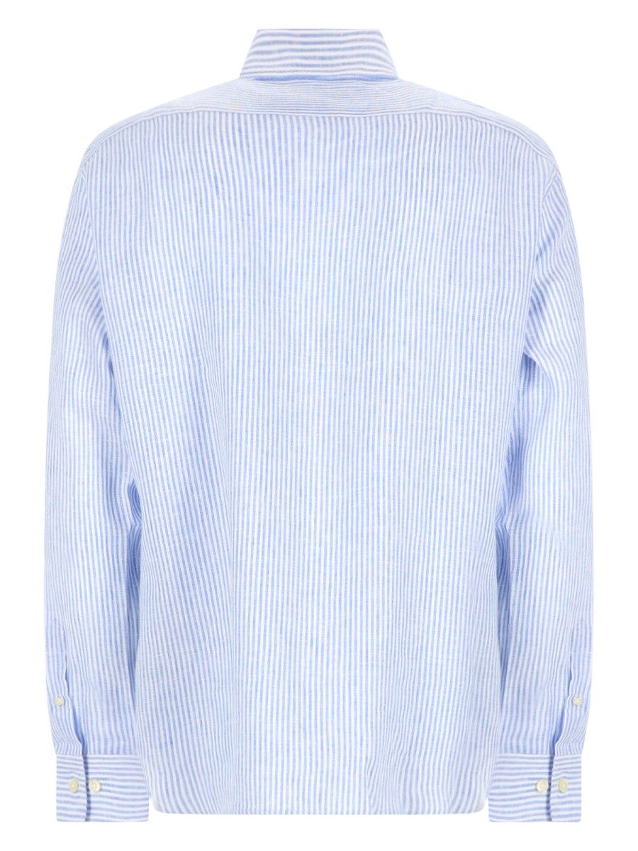 120% LINO - Man - Blue - Shirt