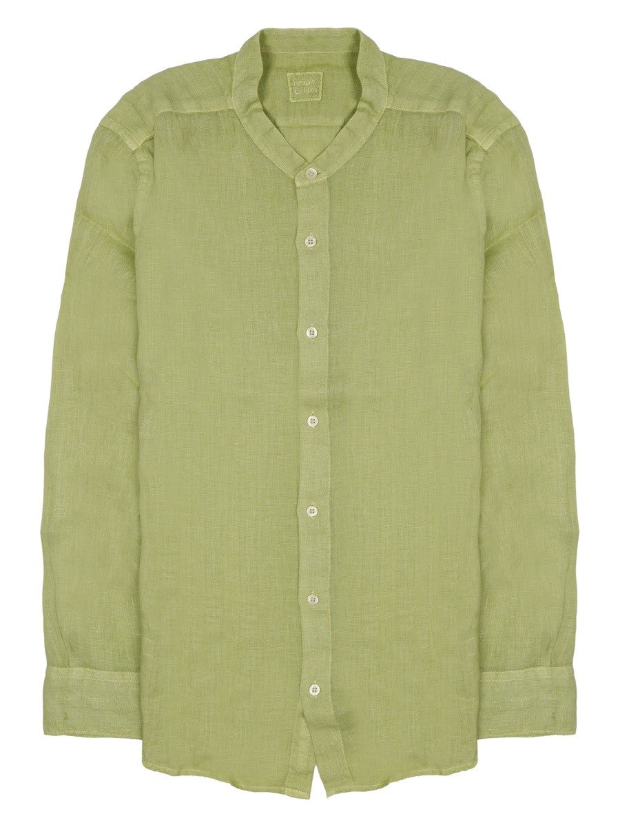 120% LINO - Man - Green - Shirt