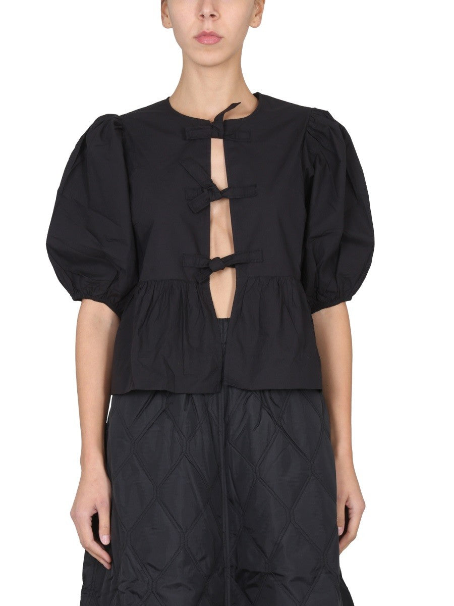 GANNI - Woman - Black - Top