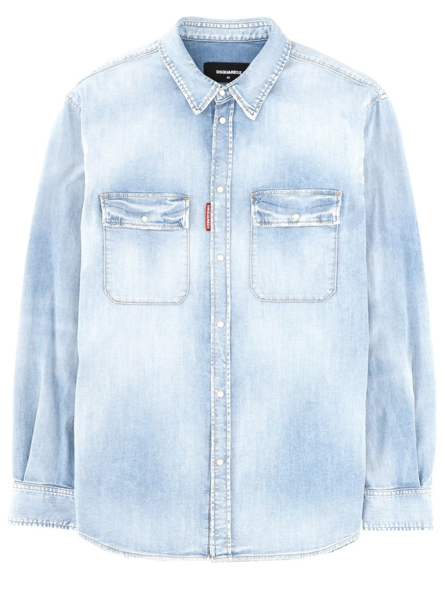 Dsquared - Férfi - Kék - Póló