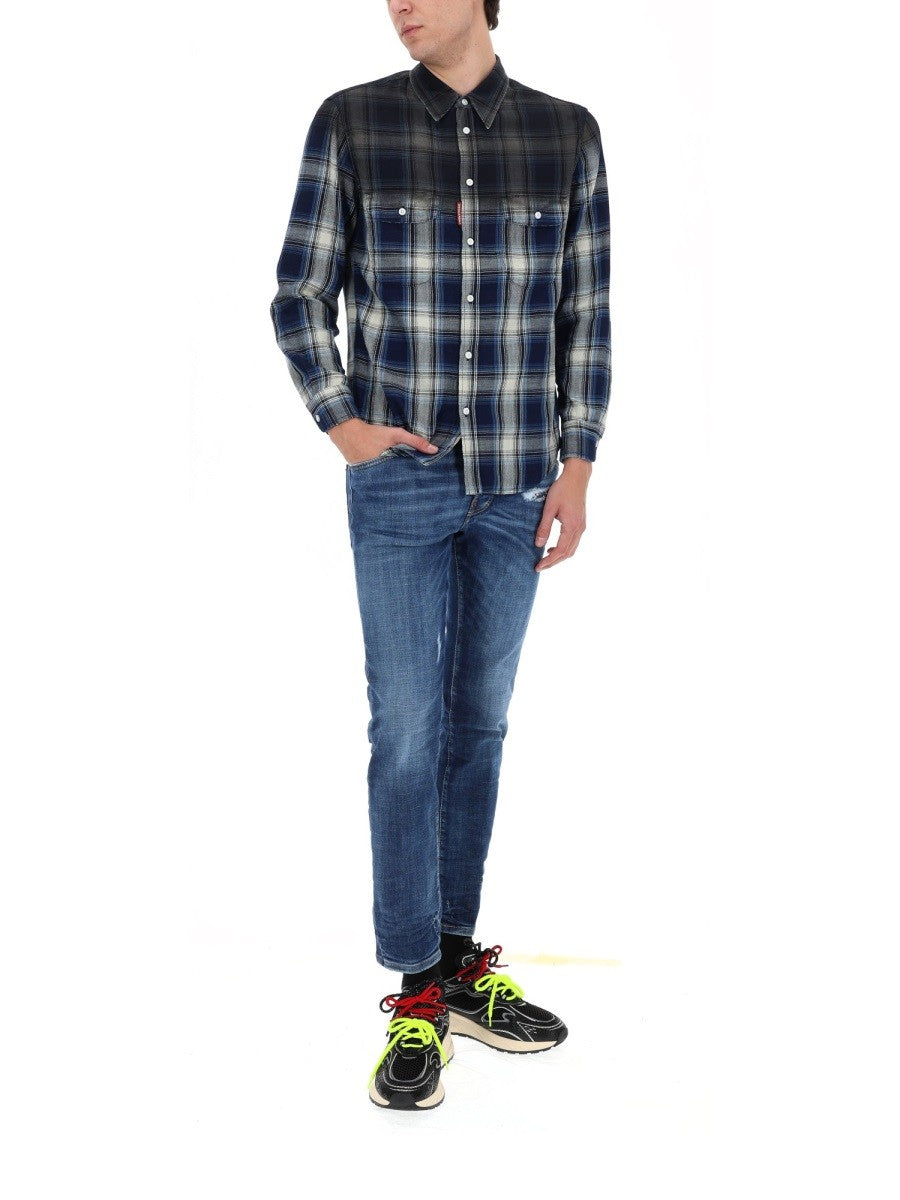 Dsquared - Férfi - Kék - Póló