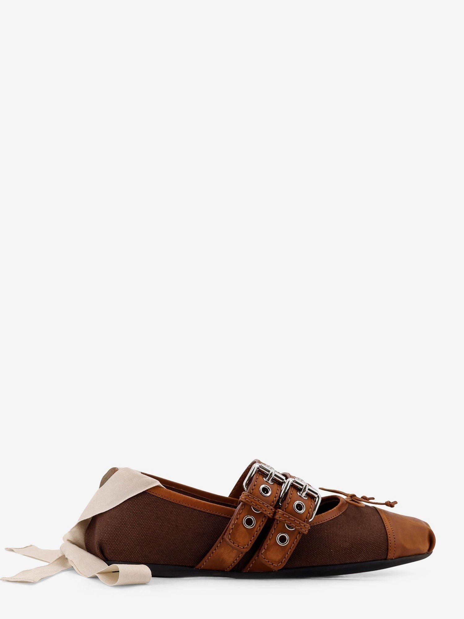 Miu Miu - Woman - Brown - Ballerina