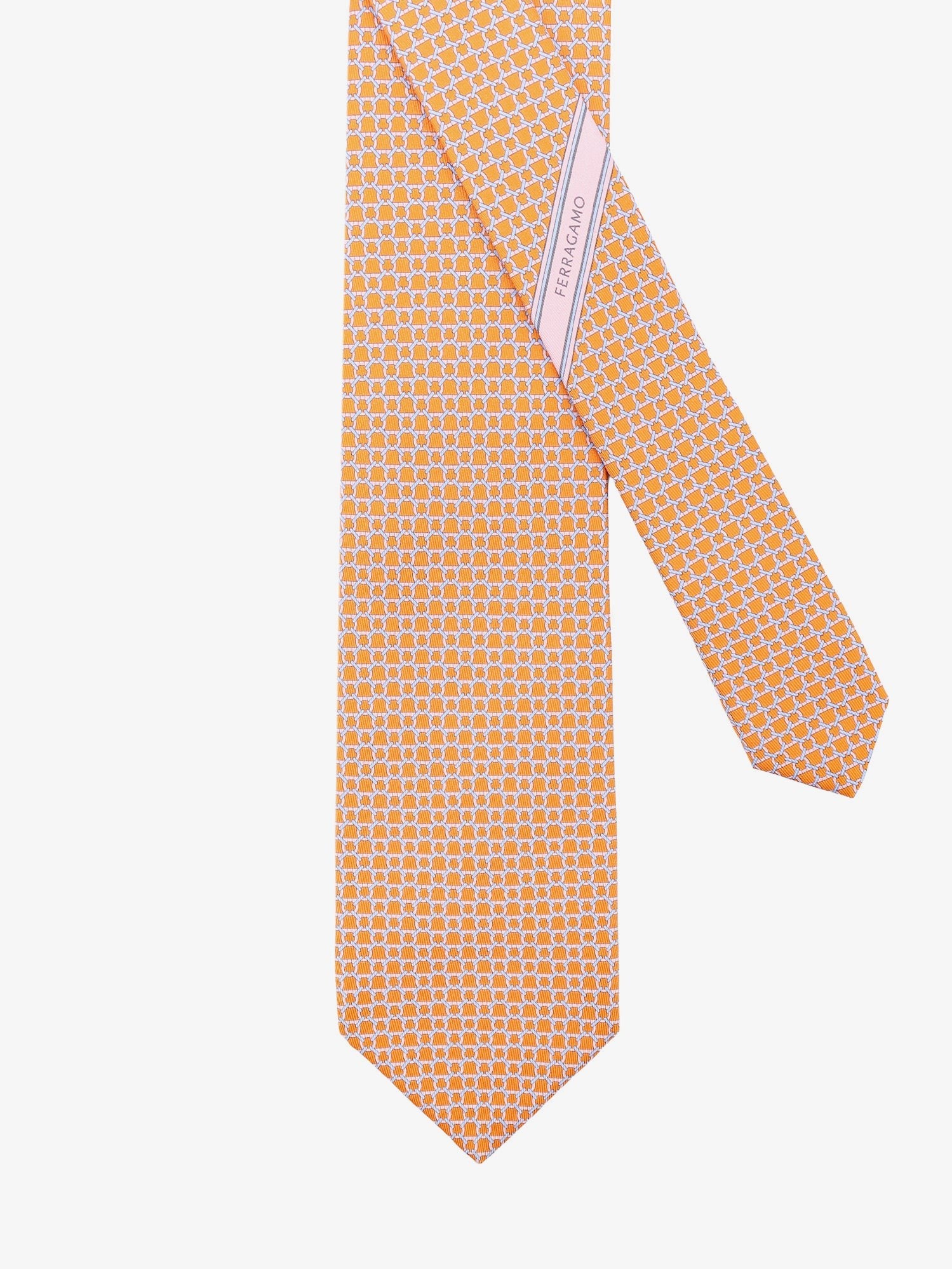 Ferragamo - Man - Orange - Tie
