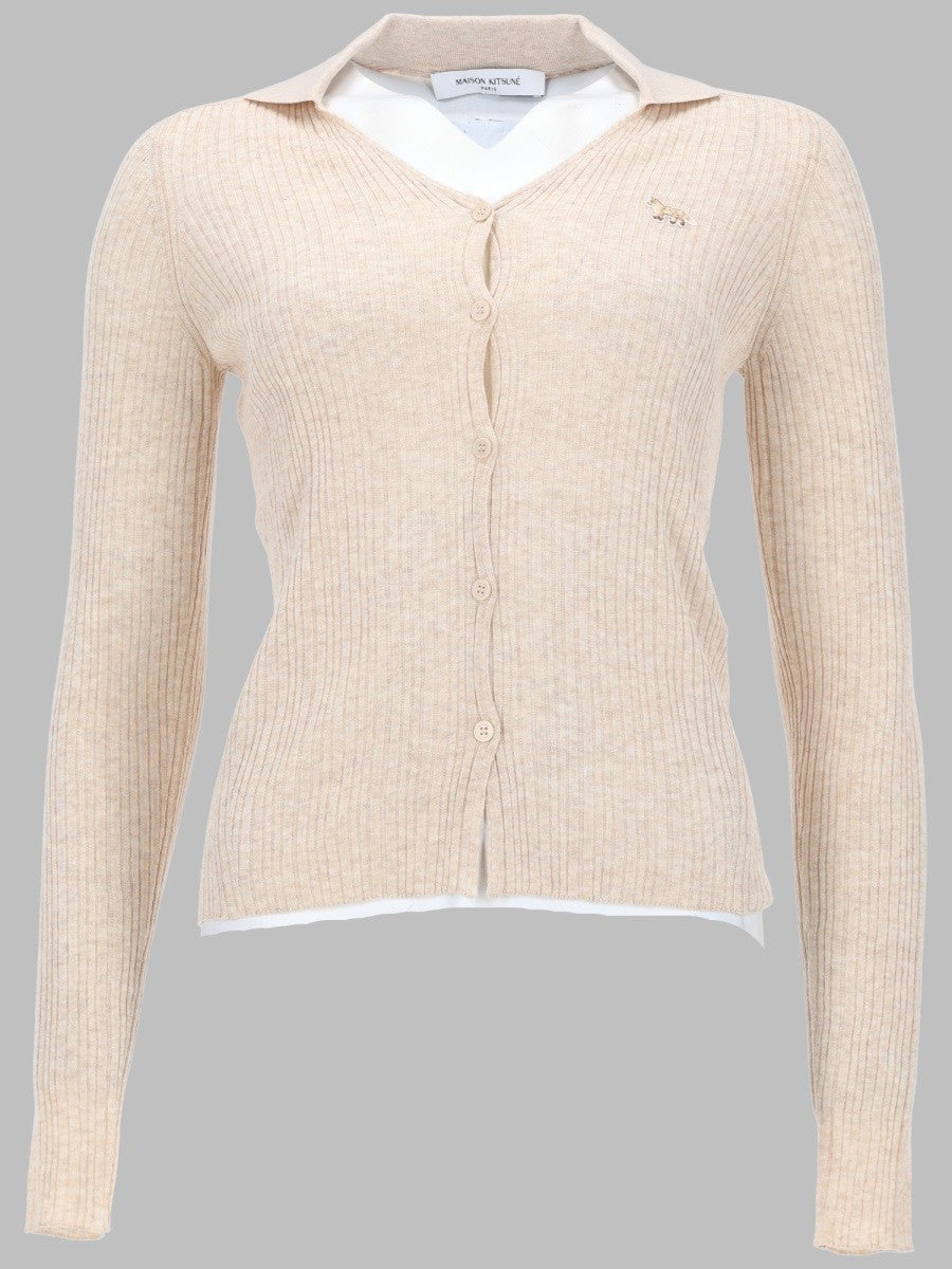 Maison Kitsune - Woman - Beige - Sweater