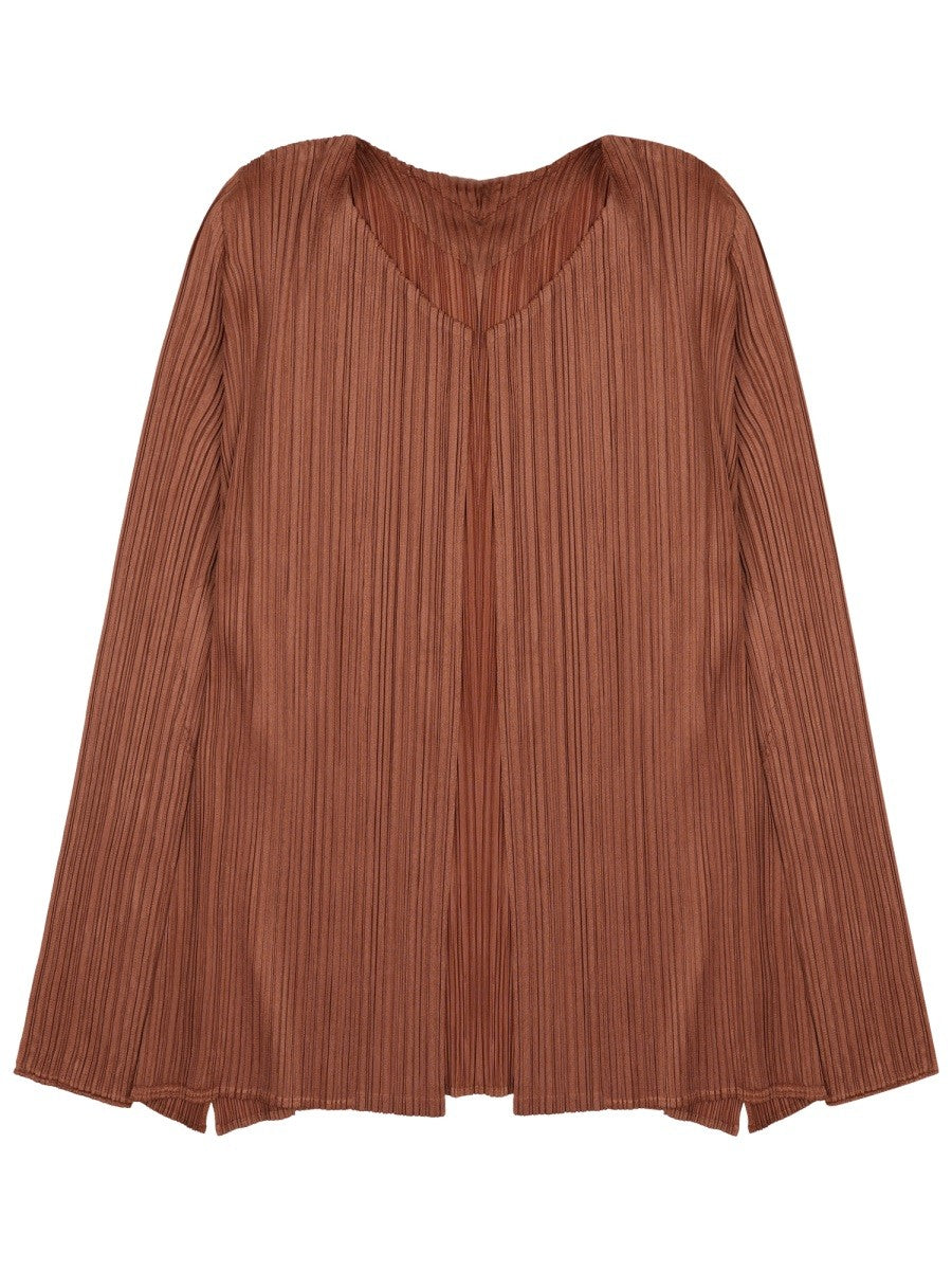 PLEATS PLEASE ISSEY MIYAKE - Nő - Barna - Kabát