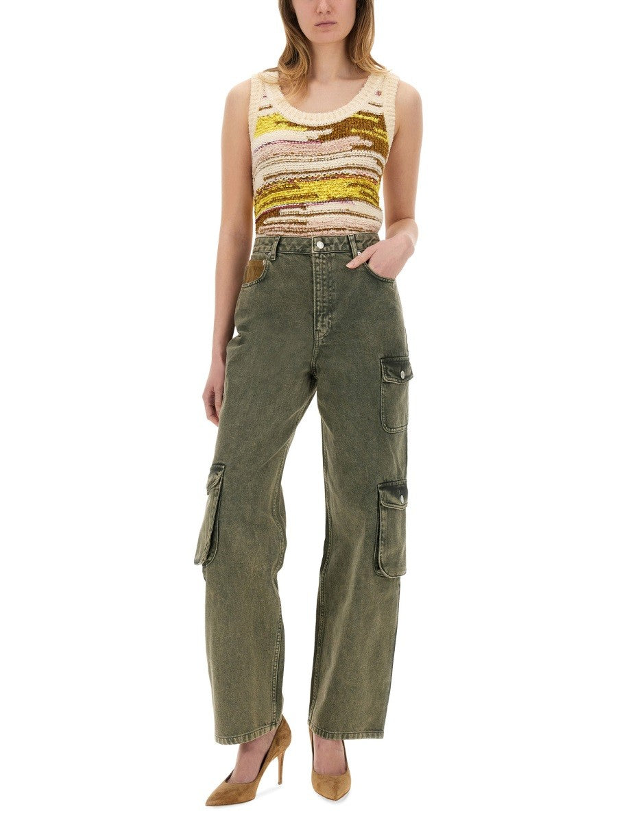 MOSCHINO JEANS - Woman - Green - Jeans