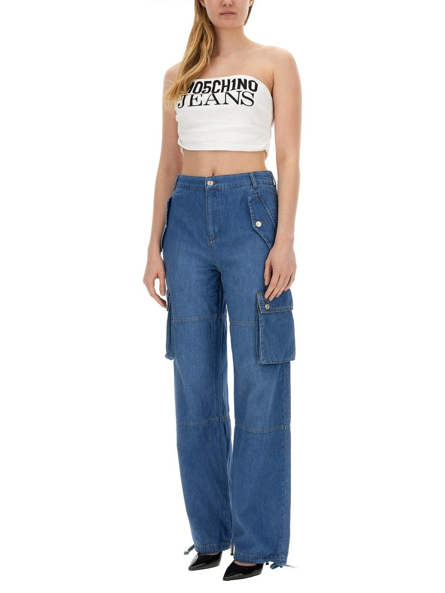 MOSCHINO JEANS - Woman - Blue - Pants