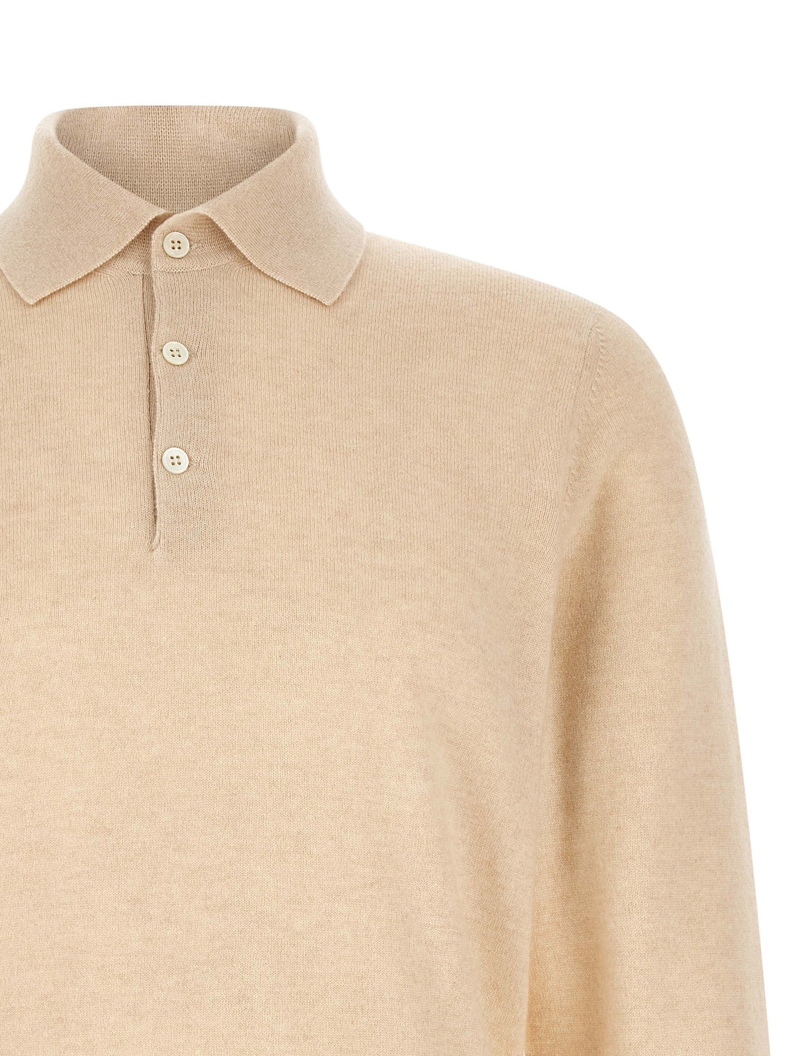 Brunello Cucinelli - nan - Beige - Polo Shirt