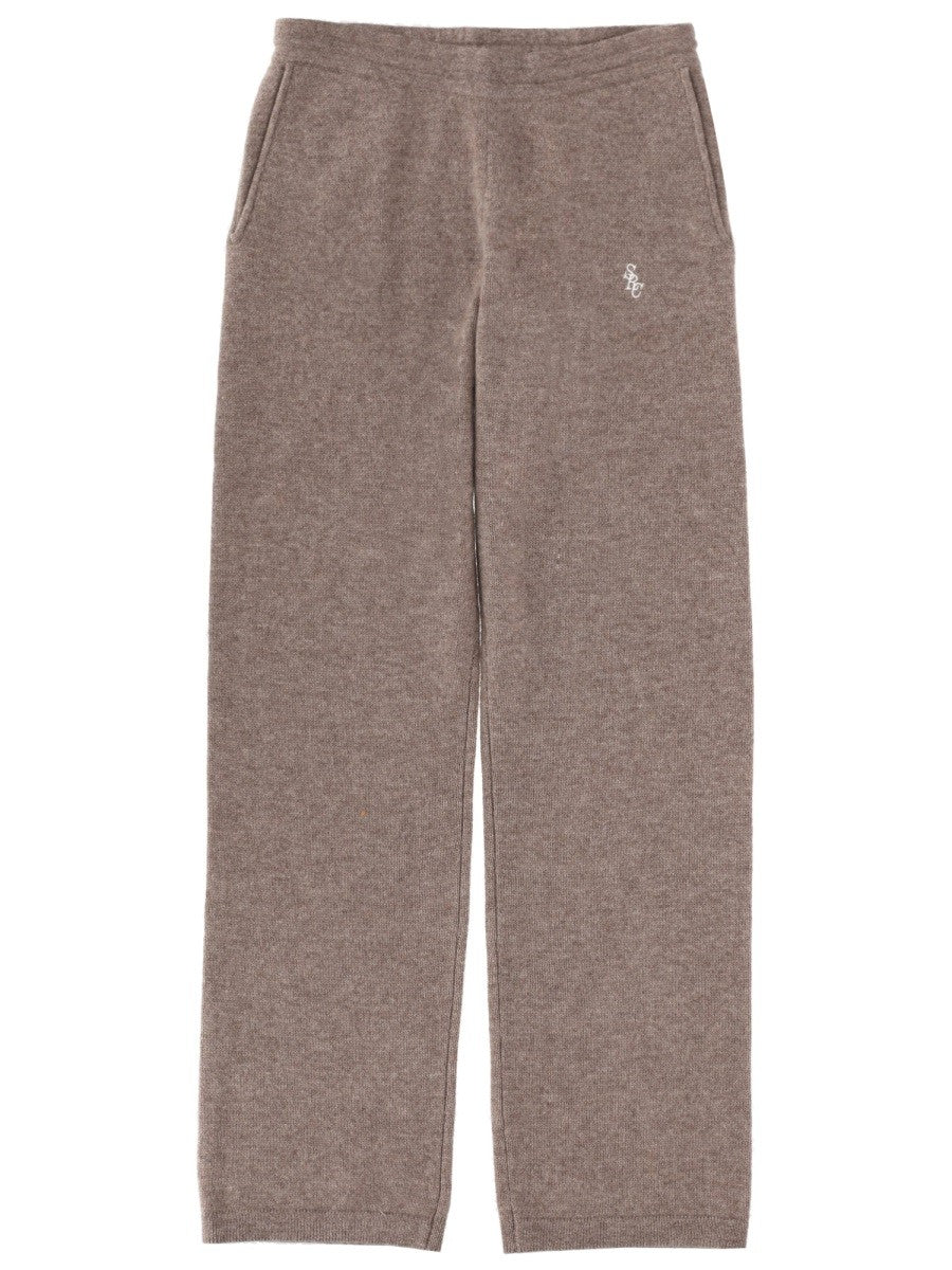 SPORTY&RICH - Unisex - Brown - Pants