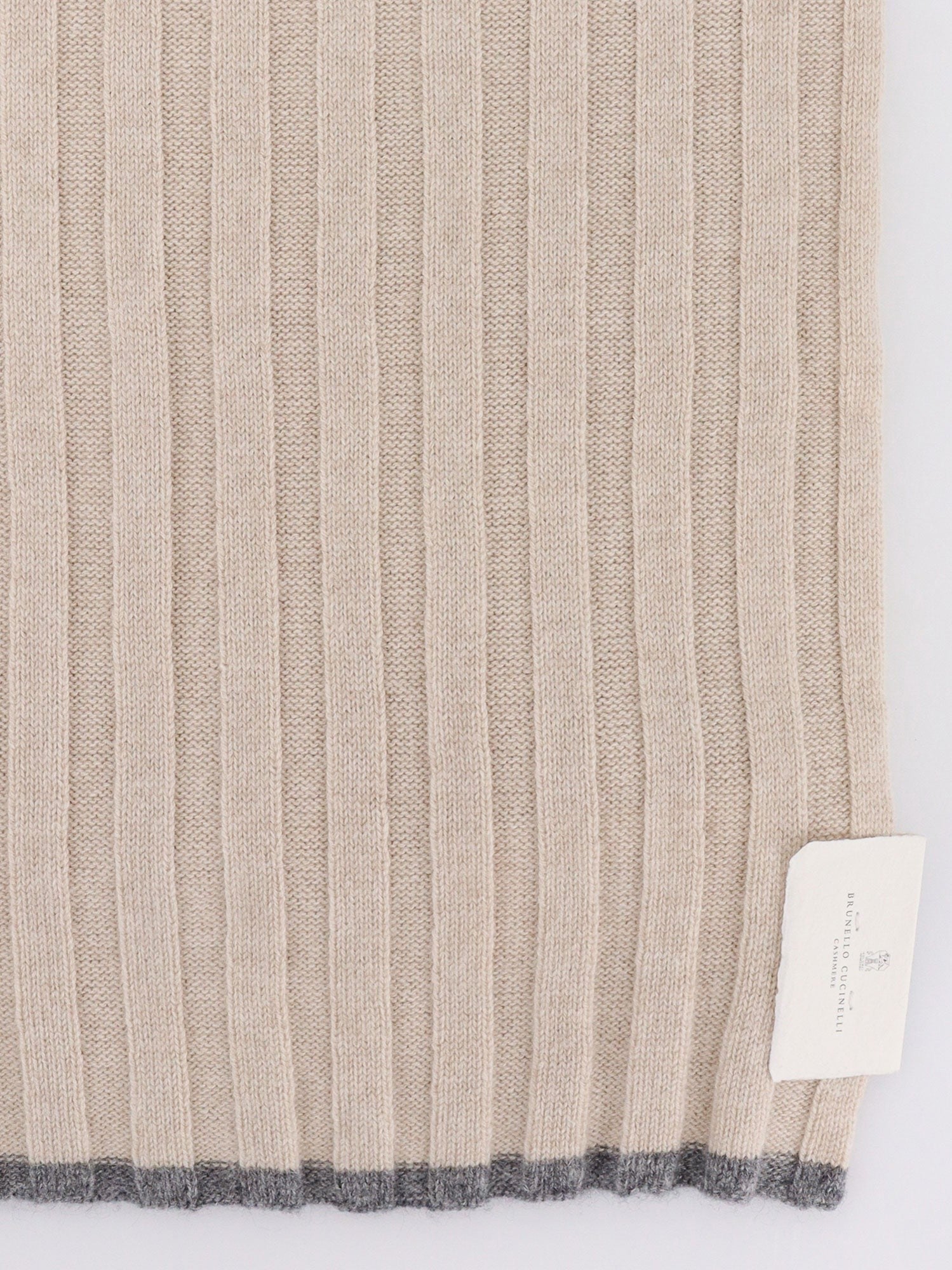 Brunello Cucinelli - Man - Beige - Scarf