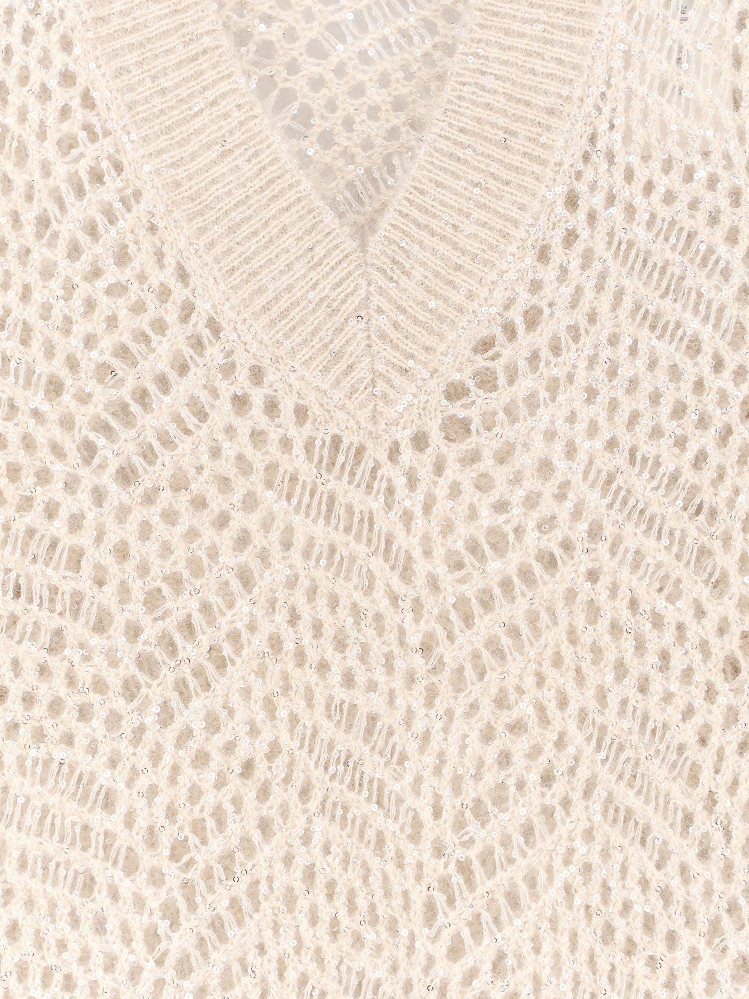 Brunello Cucinelli - Woman - Beige - Knit Sweater