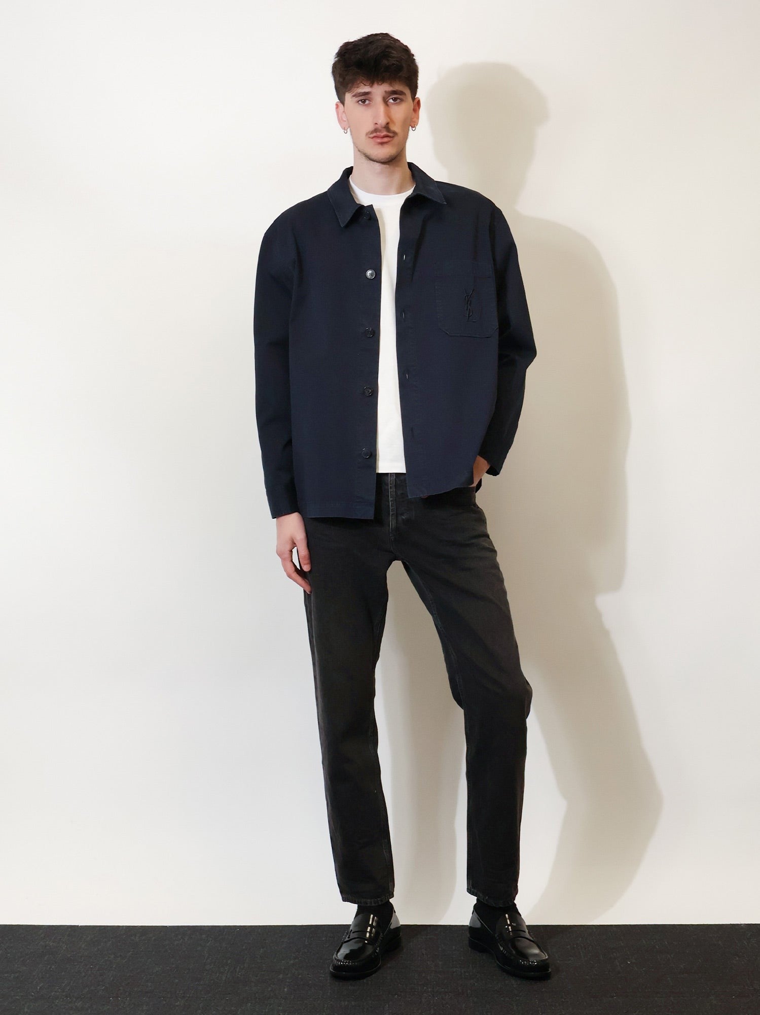 Saint Laurent - Férfi - Kék - Ing
