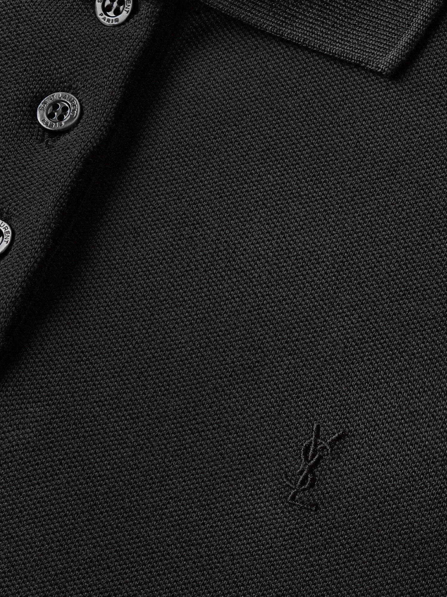 Saint Laurent - Woman - Black - Polo Shirt
