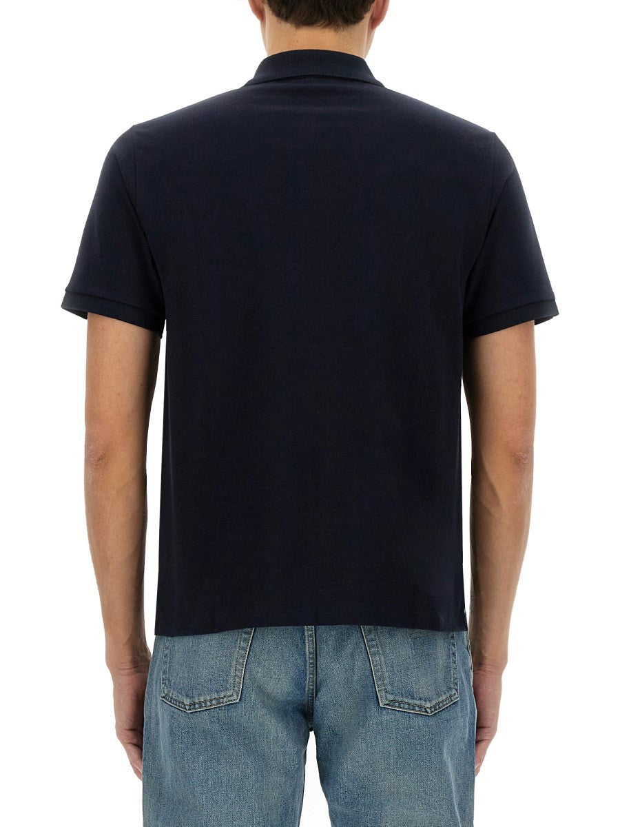 Saint Laurent - Man - Blue - Polo Shirts