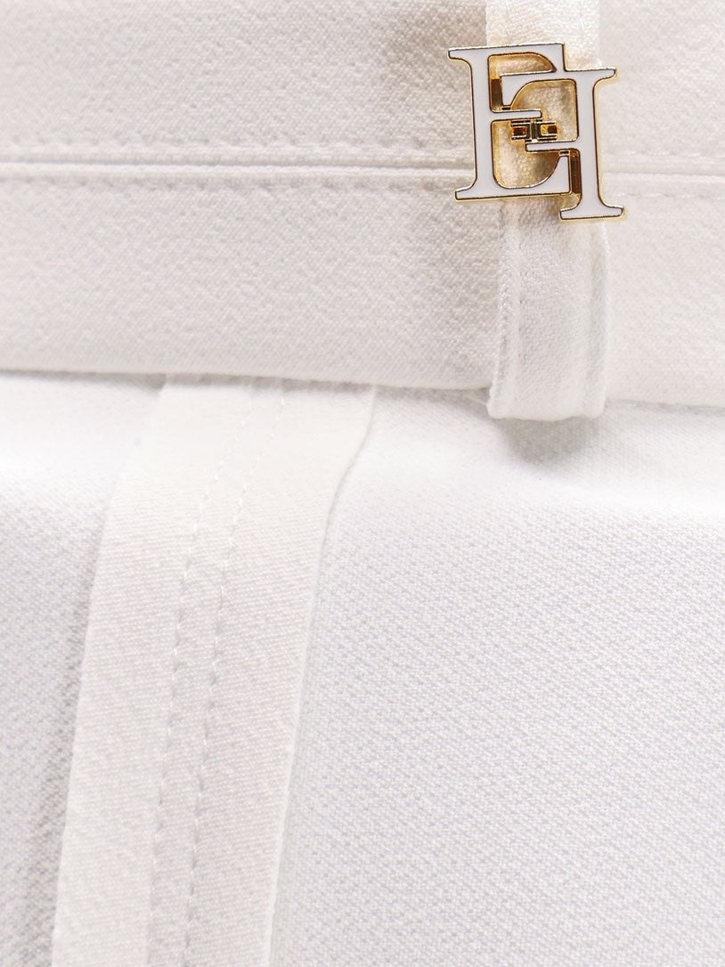 Elisabetta Franchi - Woman - White - Pants