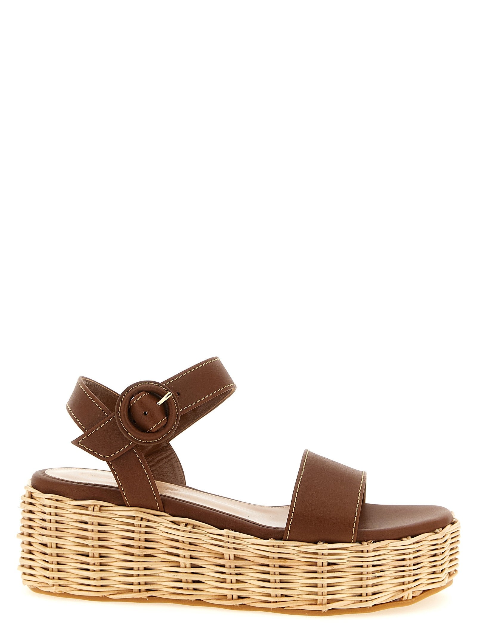 GIANVITO ROSSI - nan - Brown - Wedge