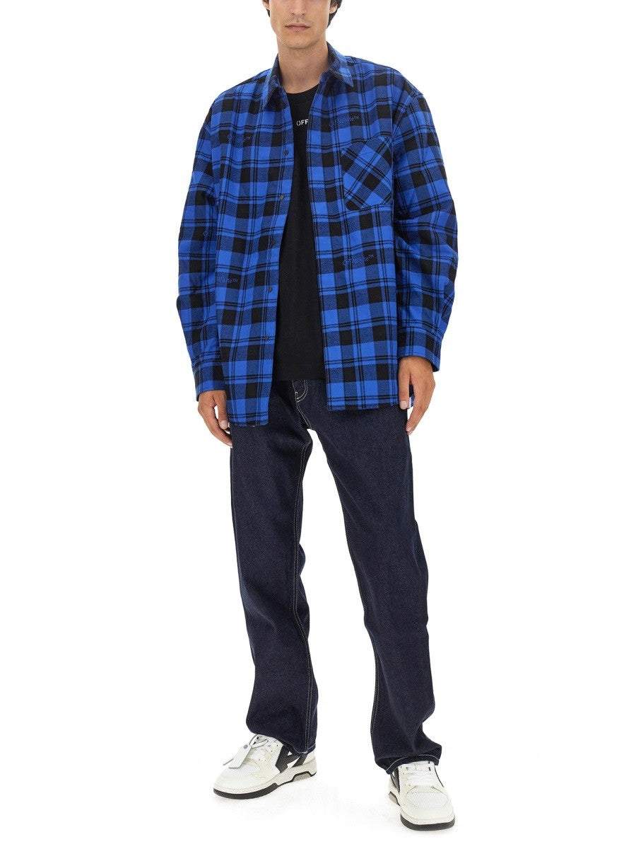 Off-white - Man - Blue - Shirt