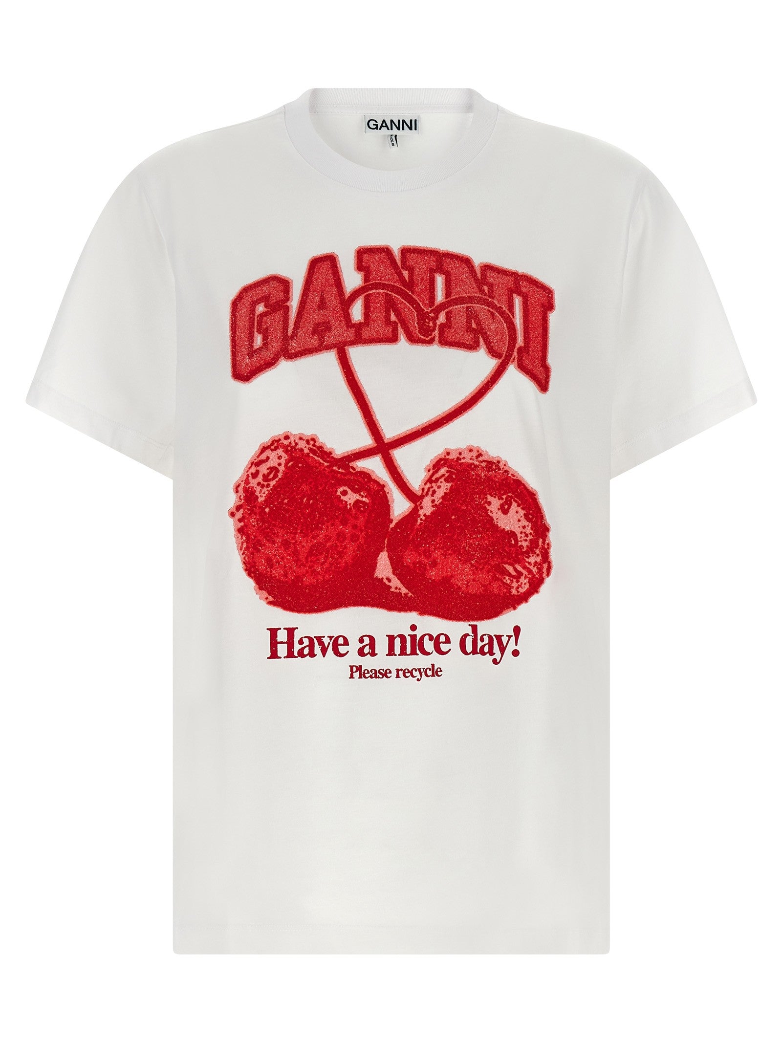 GANNI - nan - Red - T-shirt
