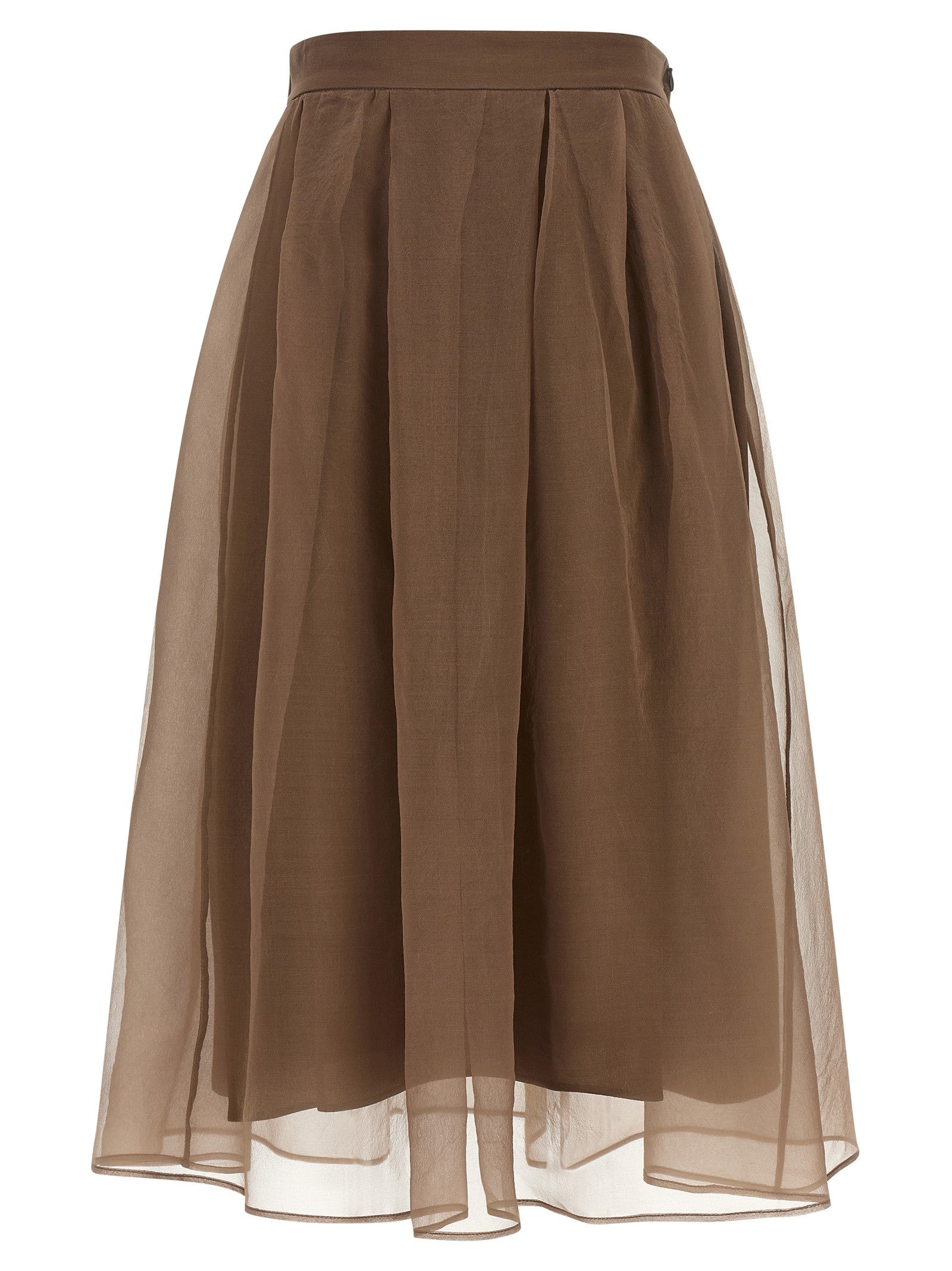 Brunello Cucinelli - nan - Brown - Skirt