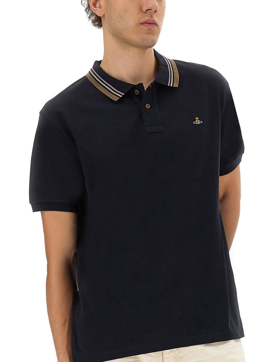 Vivienne Westwood - Man - Blue - Polo Shirts