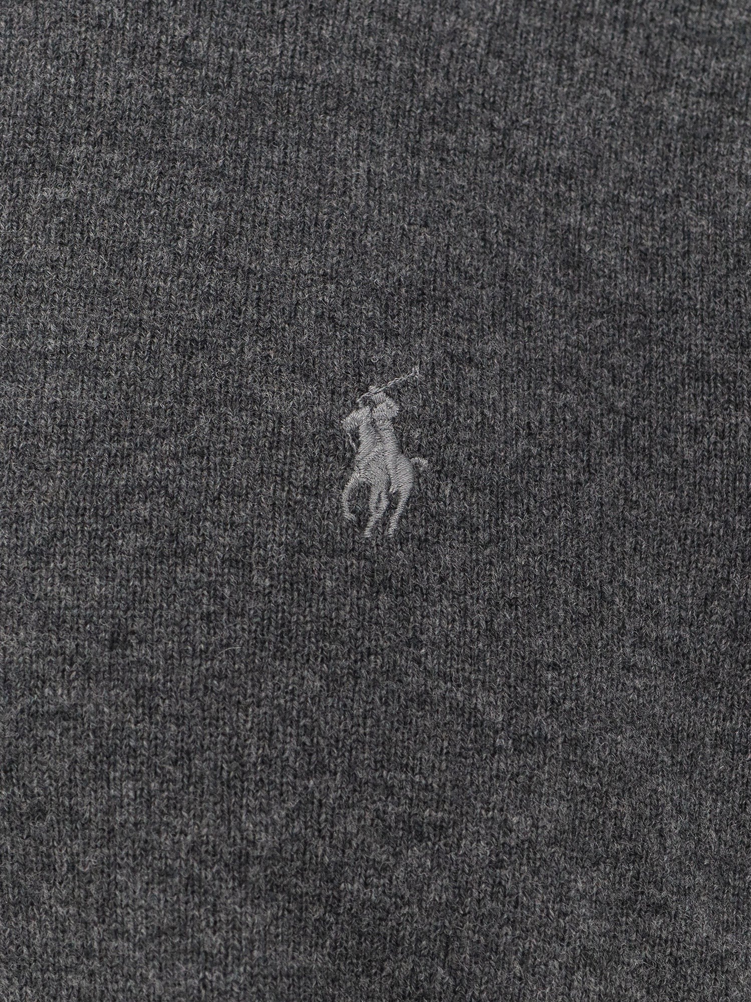 Polo Ralph Lauren - Férfi - Sötét szürke mélás - Kötött pulóver