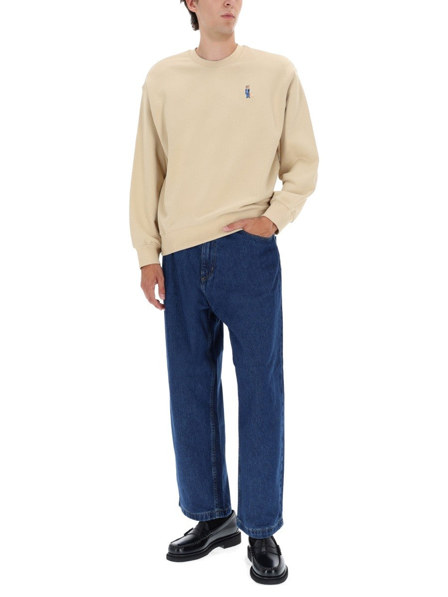 Maison Kitsune - Man - Beige - Sweatshirt