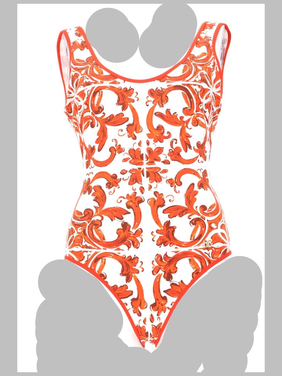Dolce & Gabbana - Woman - Orange - Swimwear