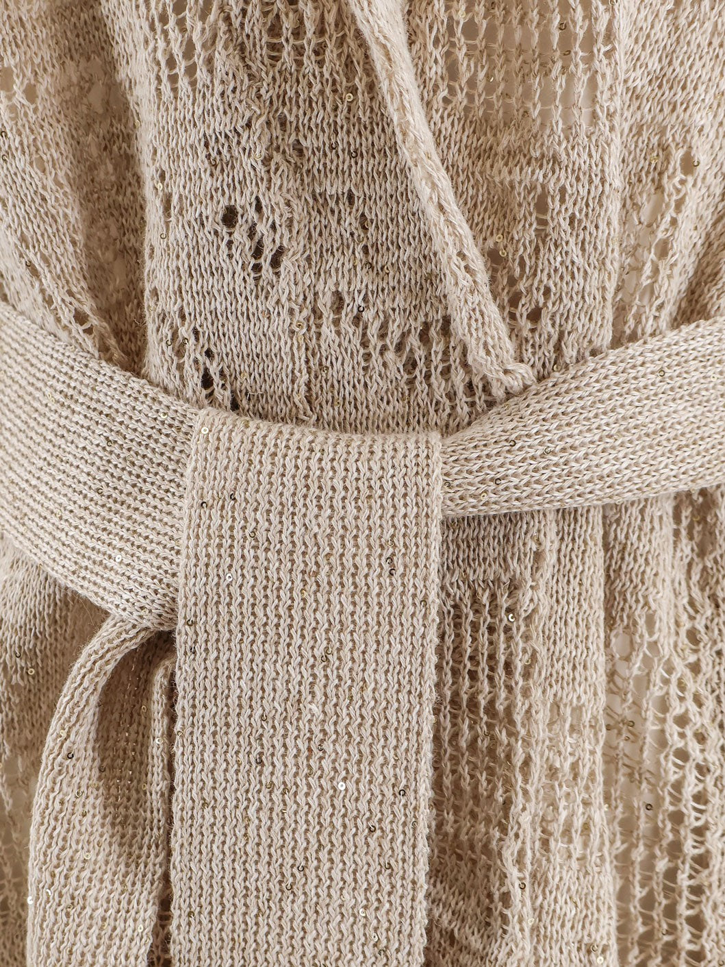 Brunello Cucinelli - Woman - Beige - Knit Sweater