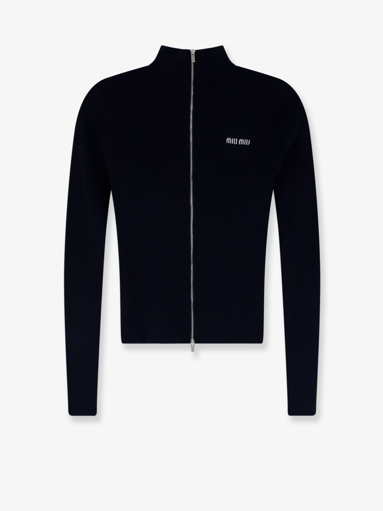 Miu Miu - Woman - Blue - Knit Sweater