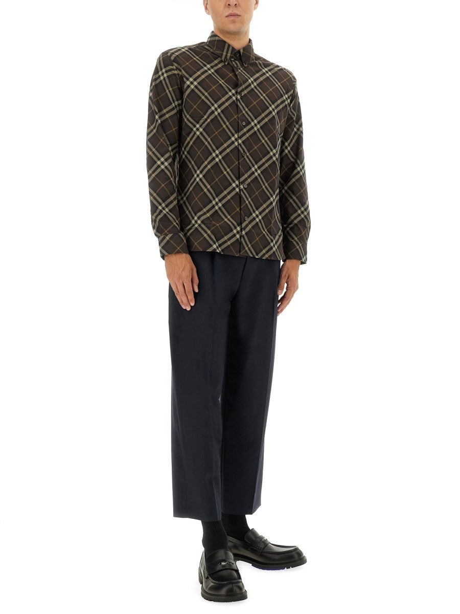 Burberry - Man - Brown - Shirt