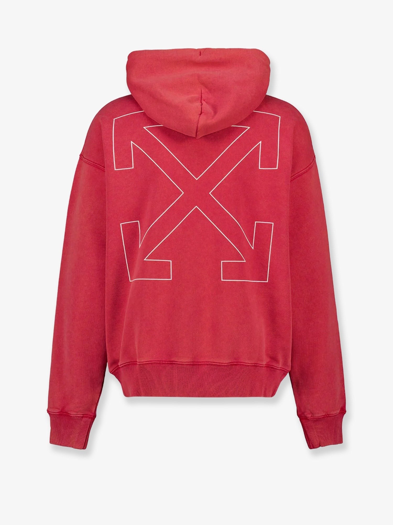 Off White - Man - Red - Sweatshirt