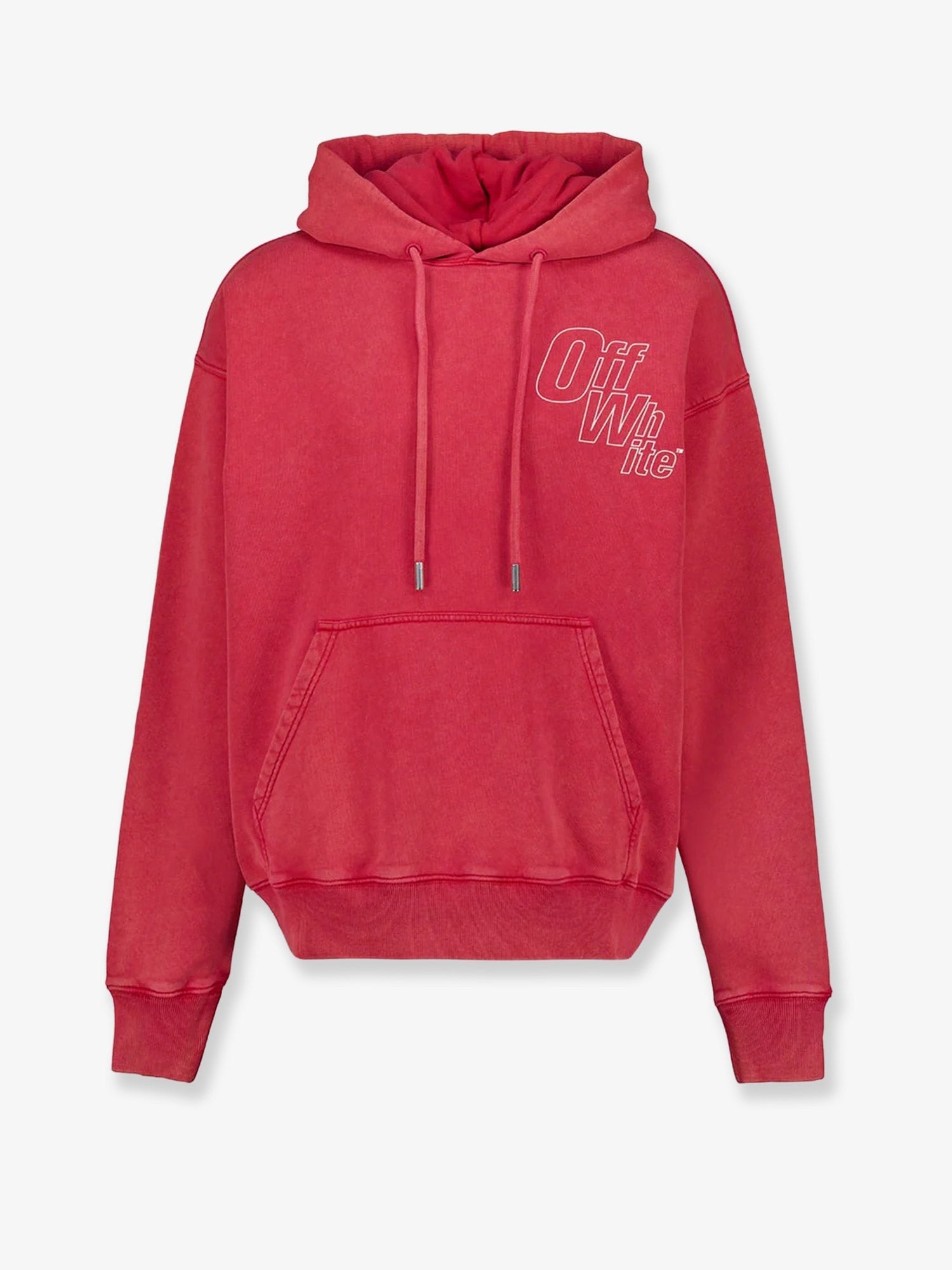 Off White - Man - Red - Sweatshirt