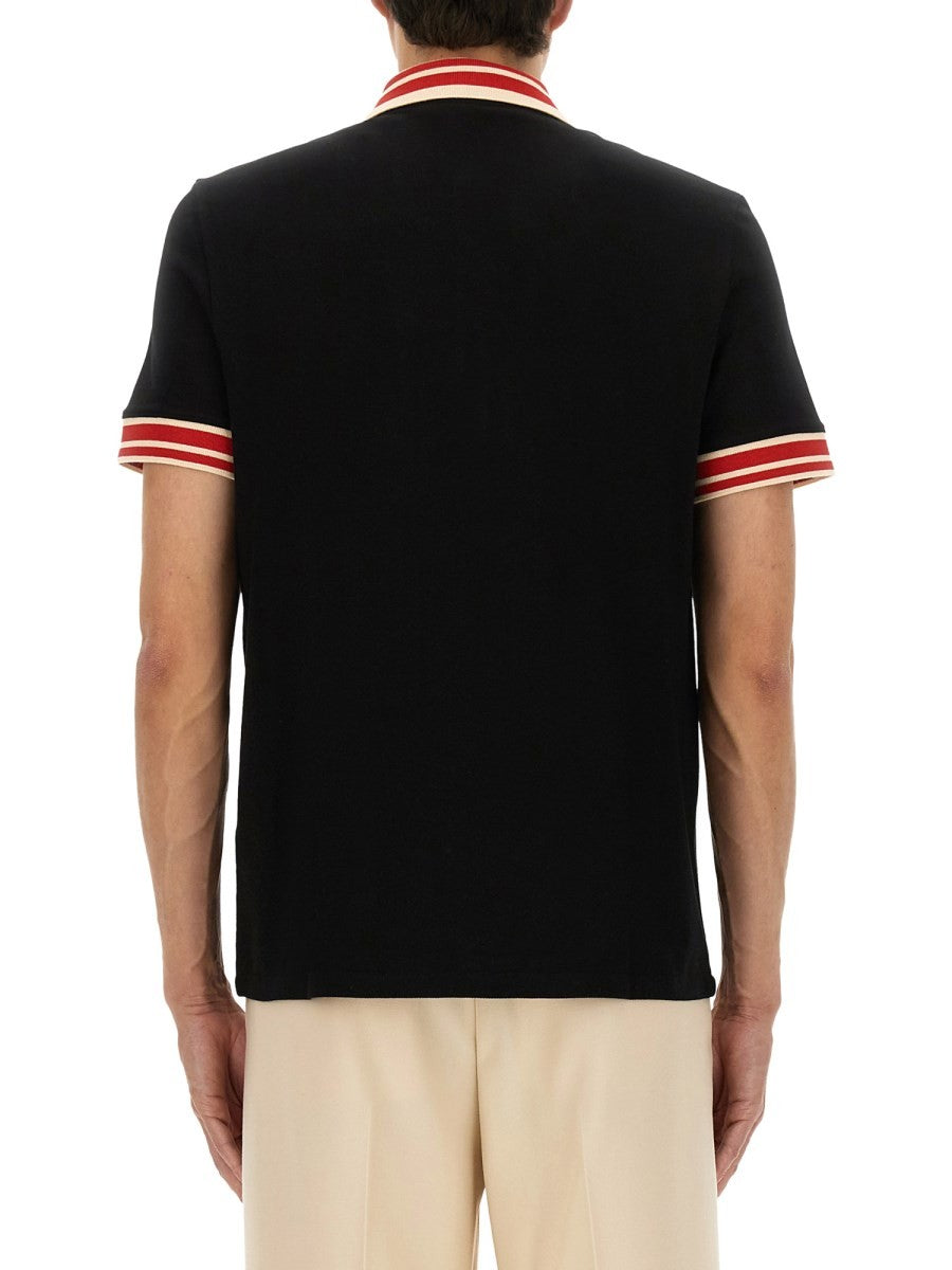 Valentino - Férfi - Fekete - Galléros póló