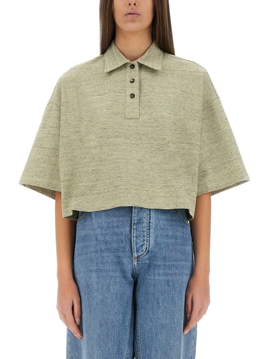 Bottega Veneta - Woman - Beige - POLO SHIRT
