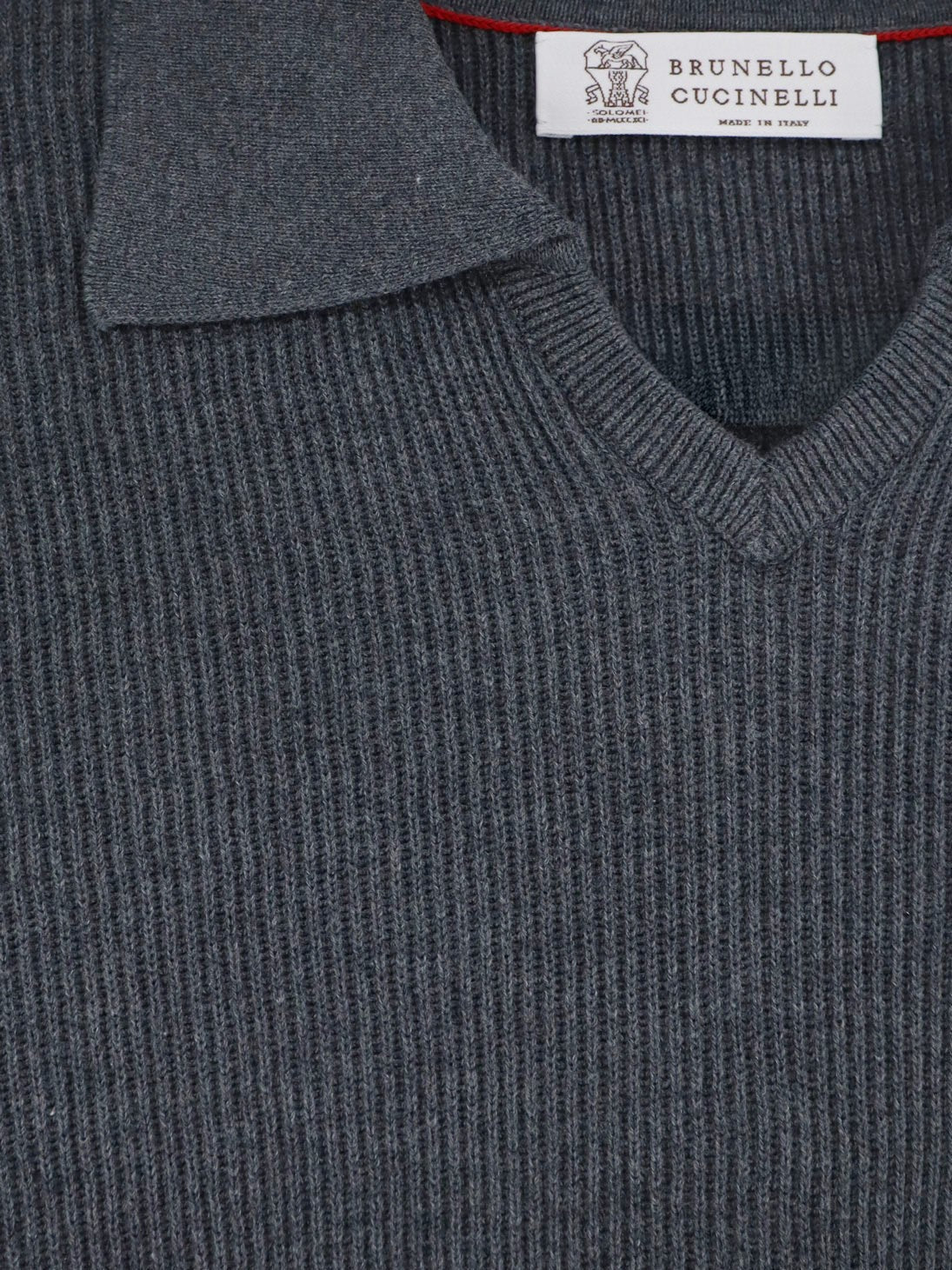Brunello Cucinelli - Man - Grey - Polo Shirt
