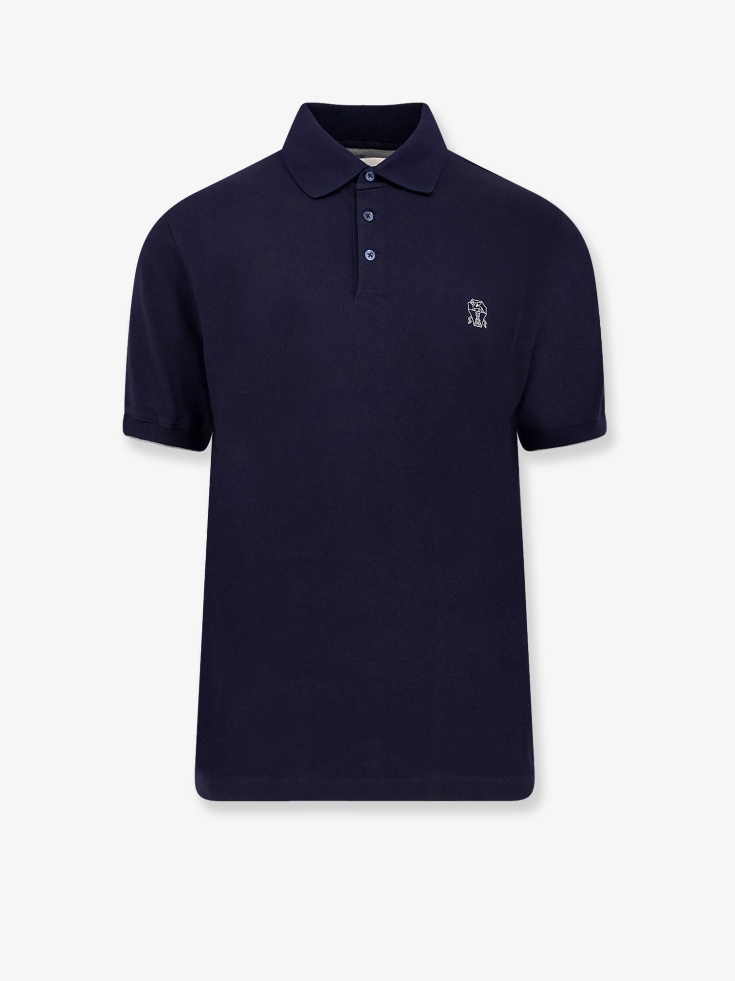 Brunello Cucinelli - Man - Cobalto Grigio - Polo Shirt