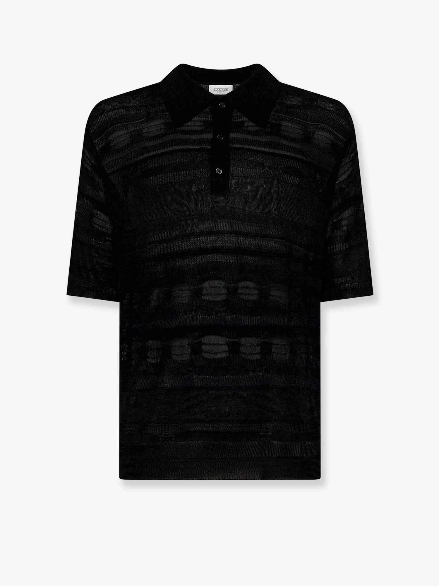 Laneus - Man - Black - Polo Shirt