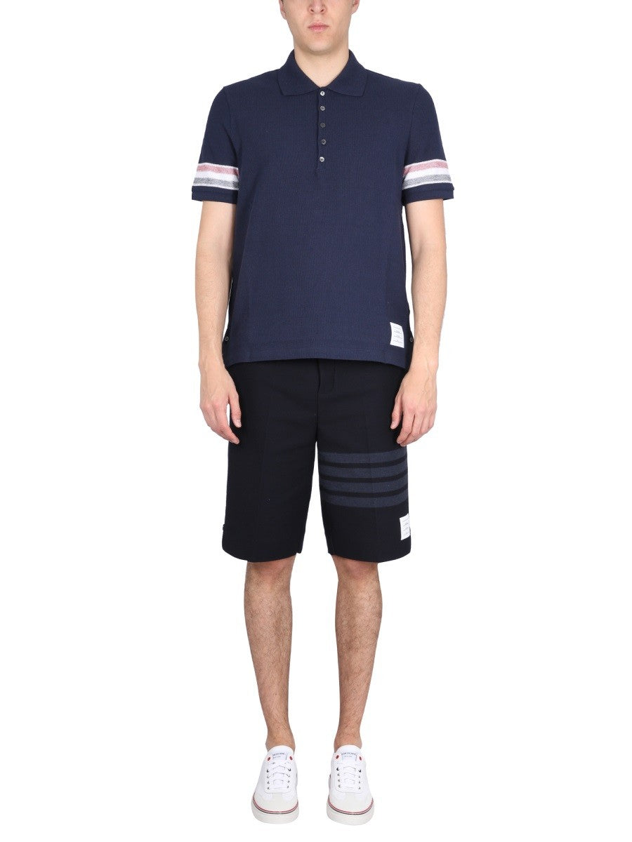 THOM BROWNE - Férfi - Kék - Póló