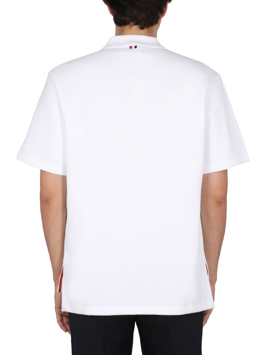 THOM BROWNE - Férfi - Fehér - Polo Póló