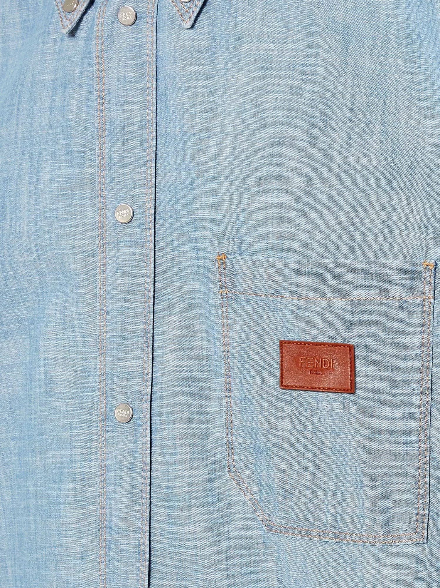 Fendi - Man - Blue - Shirt