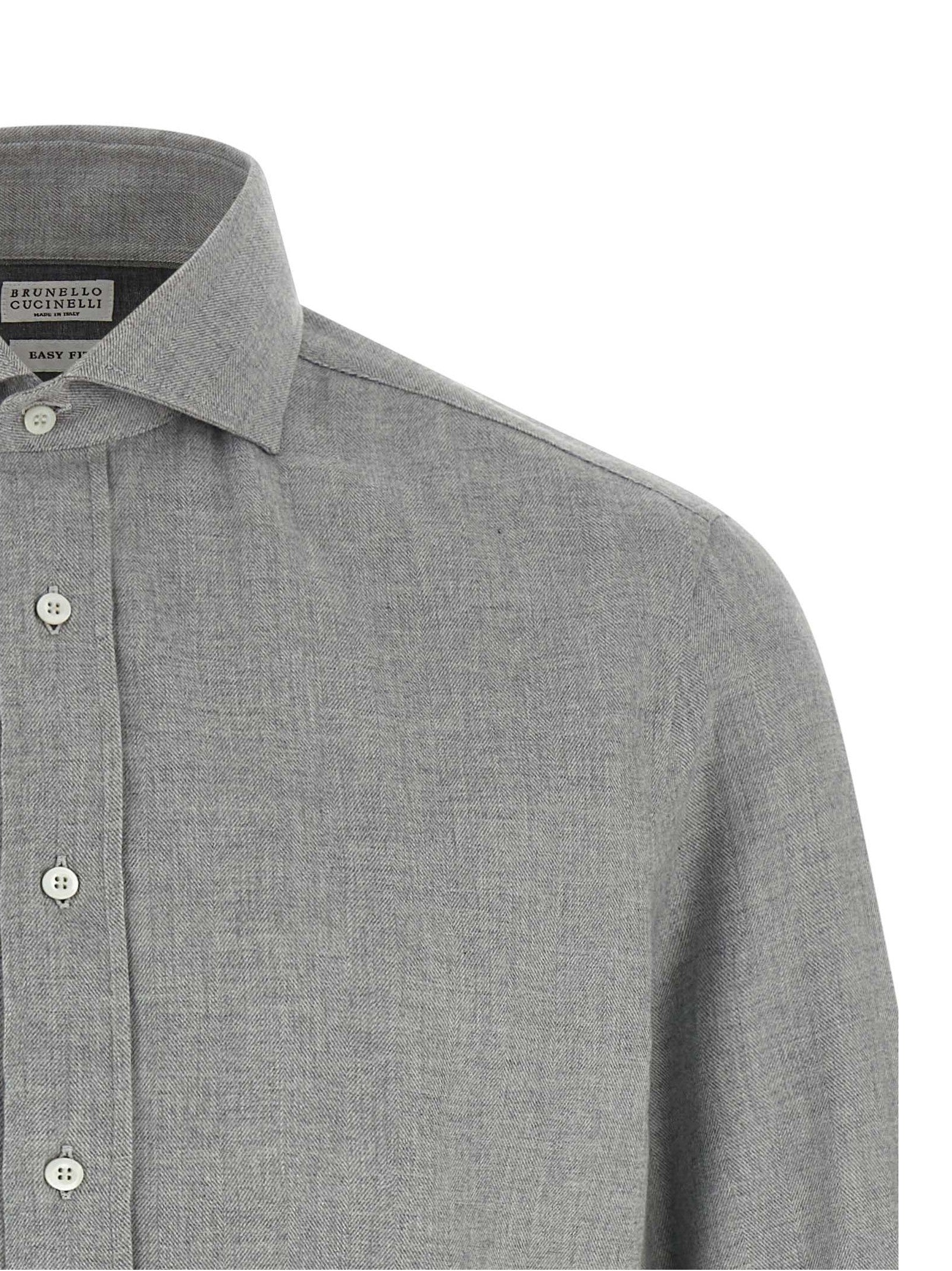 Brunello Cucinelli - nan - Grey - Shirt
