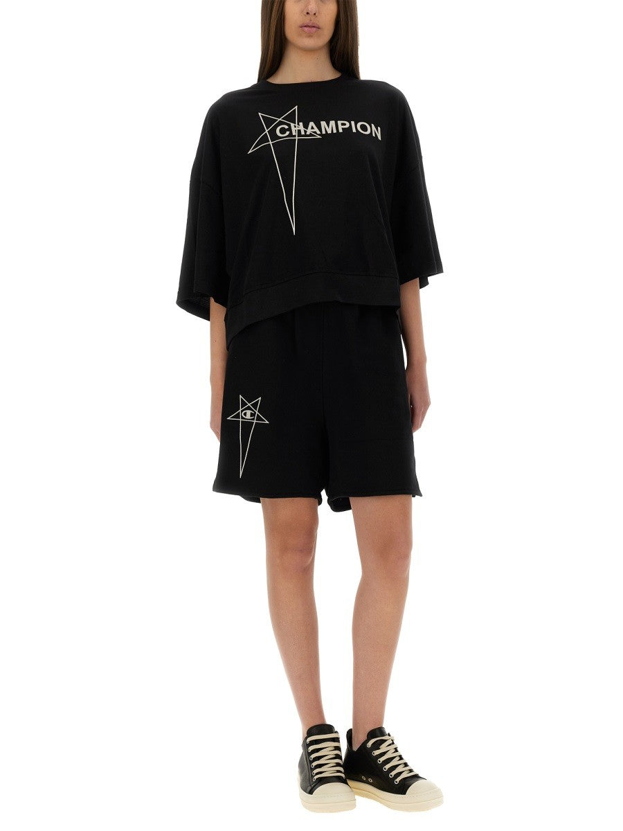 CHAMPION X RICK OWENS - Woman - Black - Shorts